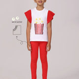 Trendy Red Leggings