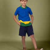 Color Block Polo