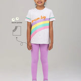 Trendy Violet Leggings