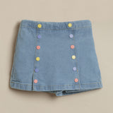 Silly Buttons A Line Skirt