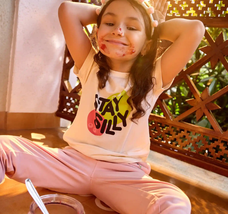 Shop cute tshirts and joggers for girls at Pilolo