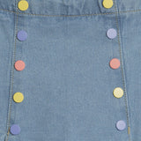 Silly Buttons A Line Skirt