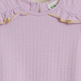 Lilac Bloom Ruffle Peplum