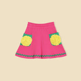 Co-Set GOOD VIBES TEE with FLOWER POWER SKIRT