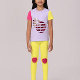 Co-Set THIS OR THAT TEE with FLOWER POWER LEGGINGS