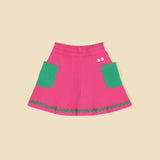 Co-Set GOOD VIBES TEE with FLOWER POWER SKIRT