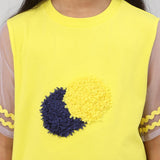 Co-Set FLOWER POWER TEE with Trendy Navy Leggings