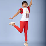 Trendy Red Leggings