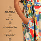 Silly Faces Raglan Dress