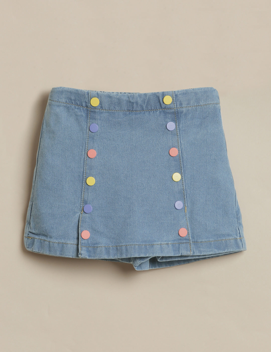 Silly Buttons A Line Skirt