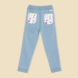 Denim Polka Joggers