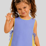 Pleated Grow Blue