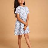 Chalk Marks Raglan Dress