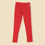 Trendy Red Leggings