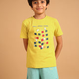 Stack 'em Up Yellow T-Shirt