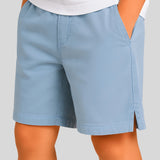 Denim Polka Shorts