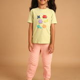 3D Cuboid Pistachio T-Shirt