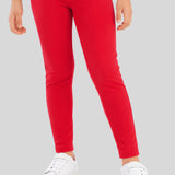 Trendy Red Leggings