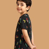 Block It Up Navy T-Shirt