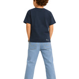 3D Cuboid Navy T-Shirt