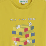 Stack 'em Up Yellow T-Shirt