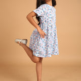 Chalk Marks Raglan Dress