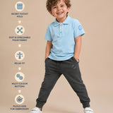 Silly Buttons Polo Dream Blue