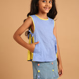 Silly Buttons A Line Skirt