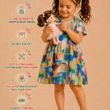Silly Faces Raglan Dress