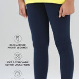 Trendy Navy Leggings