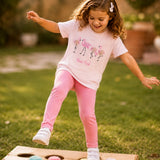 Trendy Pink Leggings