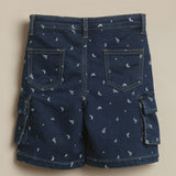 Cargo Denim Builder Shorts Ice Wash