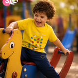 Stack 'em Up Yellow T-Shirt
