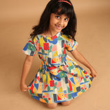 Silly Faces Raglan Dress