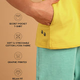 Stack 'em Up Yellow T-Shirt