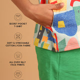 Silly Faces Printed Tee