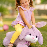 Lilac Bloom Ruffle Peplum