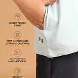 Jigsaw Graphic Tee Dream Blue