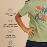 Jigsaw Graphic Tee Winter Pear