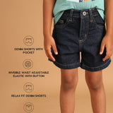 A Line Silly Shorts Mid Stone