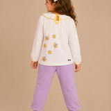 Pilolo Kids Soft Cotton Lycra Pocket Full Sleeve T-Shirt for Girls