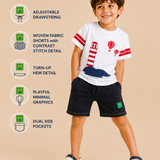 Pilolo Kids Soft Woven Pocket Shorts for Boys
