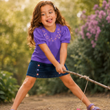 Pilolo Kids Soft Woven Pocket Top for Girls