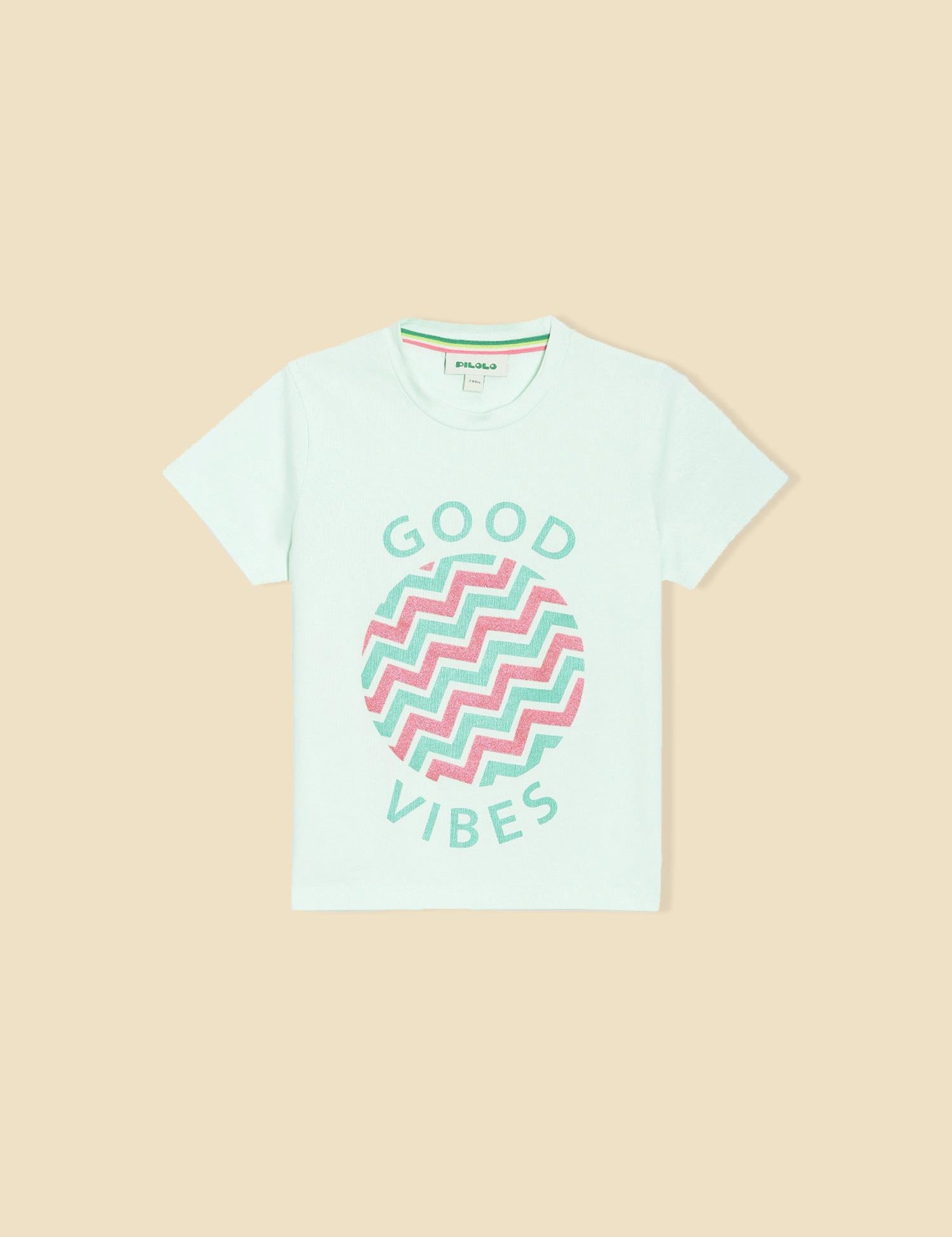 Co-Set GOOD VIBES TEE with FLOWER POWER SKIRT