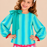 Pilolo Kids Soft Woven Pocket Top for Girls